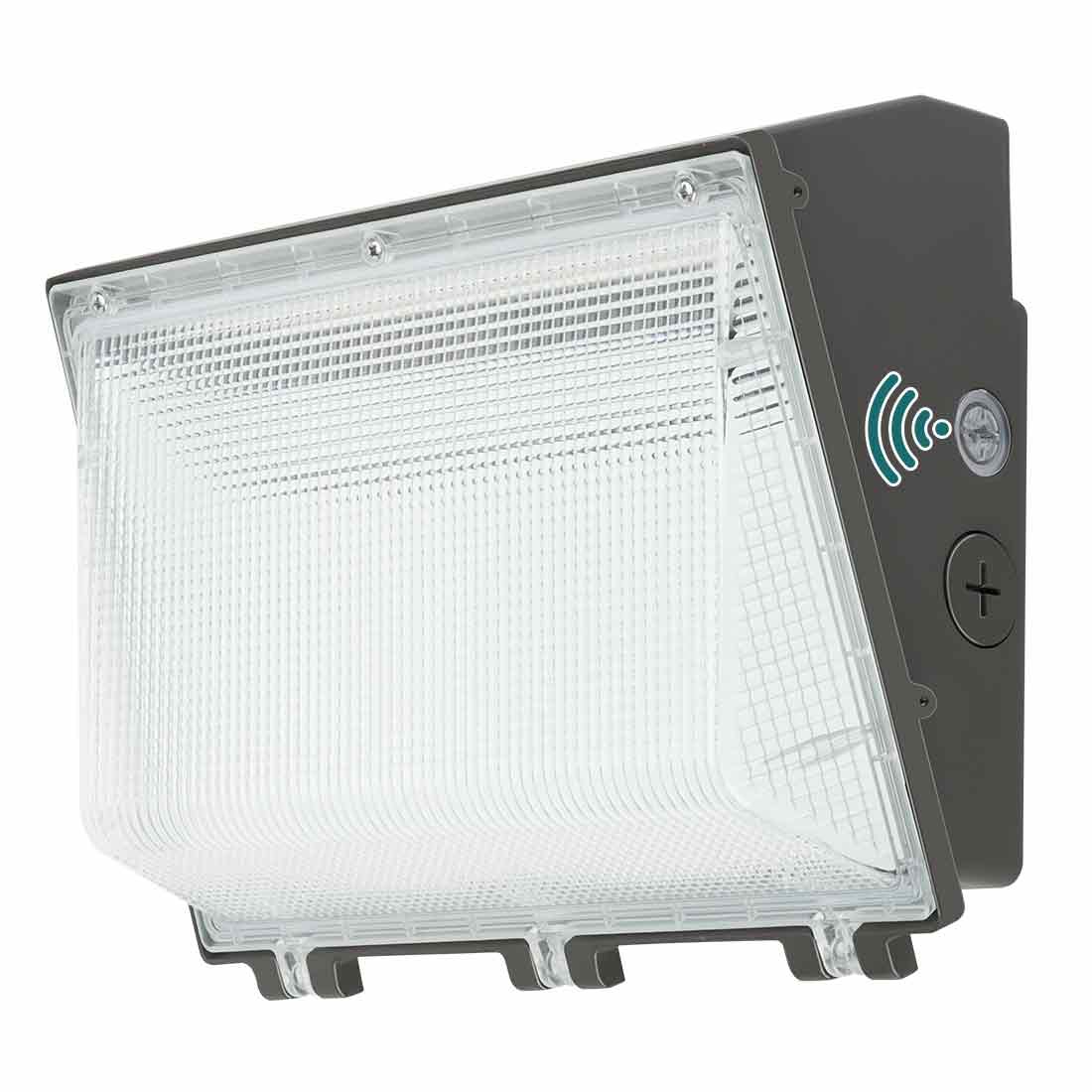 LED Wall Pack Light with Dusk to Dawn Photocell, 120W 13200LM 5000K Daylight, AC100-277V Input, Outdoor Security Lighting Commercial LED Wall Lights for Parking Lot, Yard